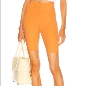 Girlfriend Collective High Waist Bike Shorts in Horizon Small